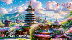 AI绘春 领略贵州黔东南的天然人文锦绣风情 